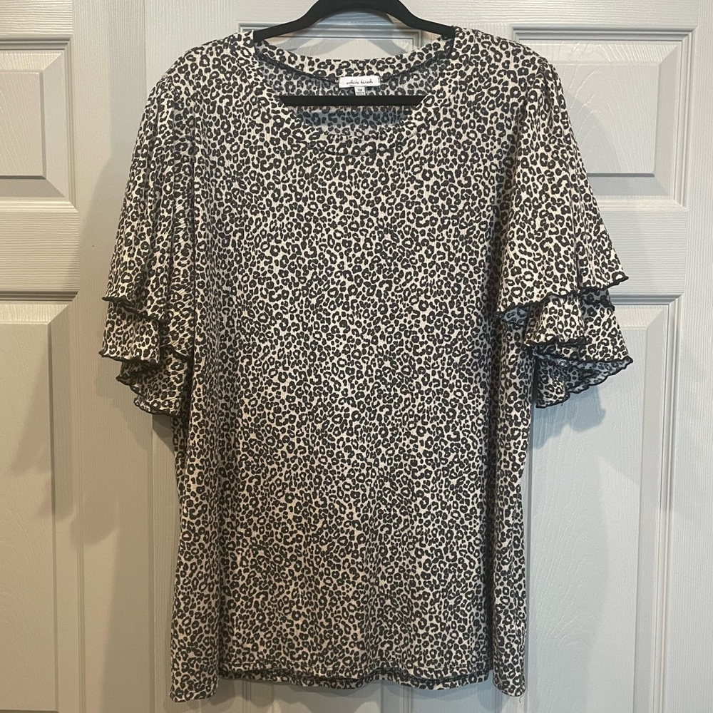 Ruffle Sleeve Blouse